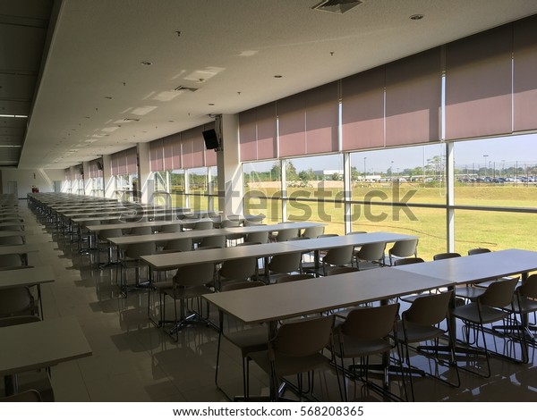 Dining Table Food Court Food And Drink Stock Image