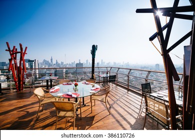 Dining Table On Rooftop