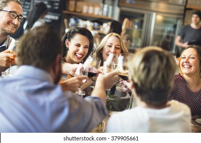 Dinner Dining Wine Cheers Party Concept