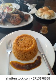 Dinner At A Restaurant- Ghana Jollof Rice