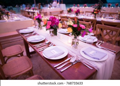 Dinner set up