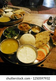 Dinner Set. Nepali Dal Bhat