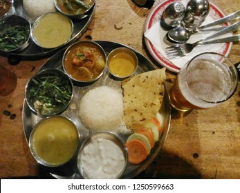 Dinner Set. Nepali Dal Bhat