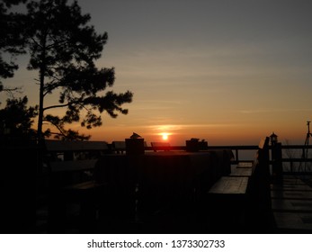  Dinner with the sunset.