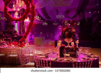 Dinner Table Decors For Wedding And Event Gala