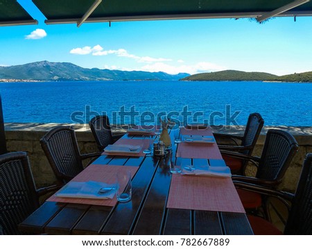 Dinnertable in Dubrovnik