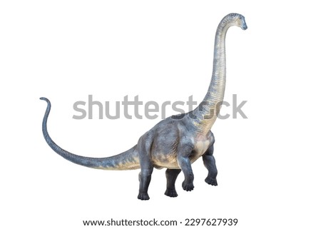 dinosaur , Brontosaurus isolated background  