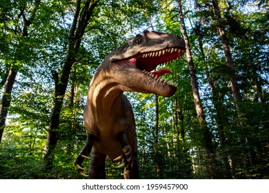 Dinosaur In The Forest, At Dino Park