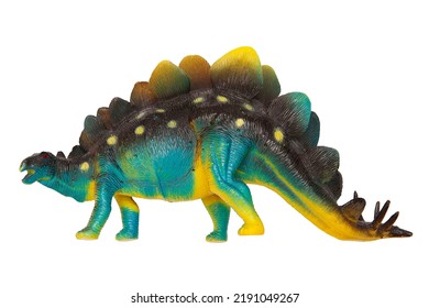 Dinosaur Stegosaurus Isolated On White Background