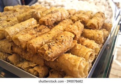 diples or thiples traditional greek Christmas dessert