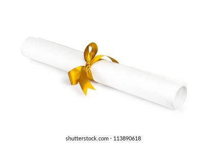 diploma rolled up clipart