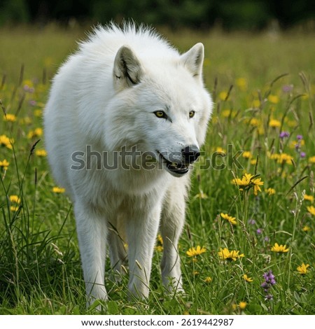 Dire Wolf in the garden