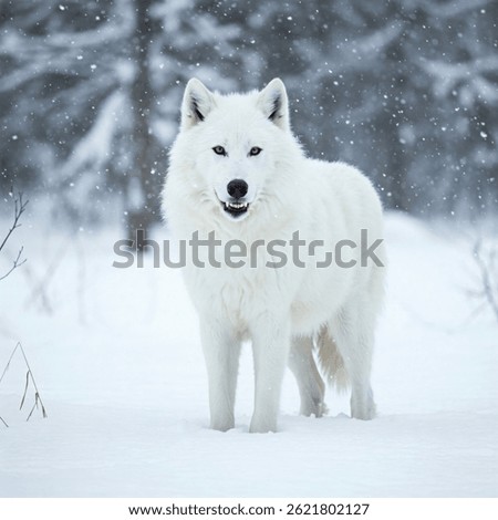 Dire Wolf in the snow