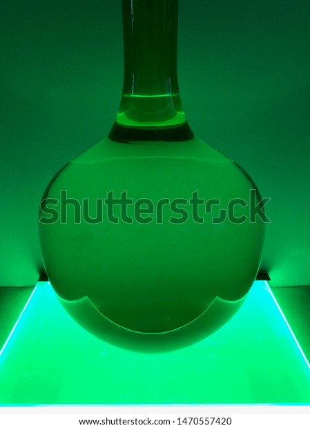 Direct View Green Colour Capsule Glass Stock Photo Edit Now