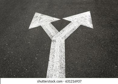 Direction Arrow Showing Up Left Right.