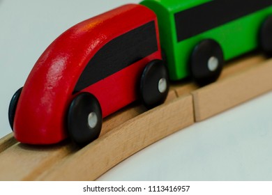 The Direction Of The Movement Of Toy Cars Lined Up In A Convoy