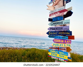 Direction Signs In Lakeshore Ontario