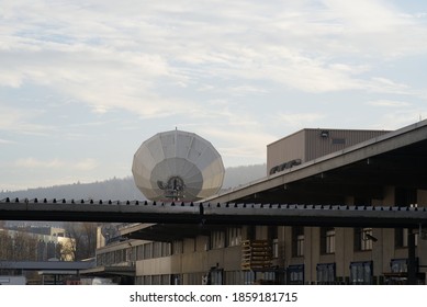 Directional Antenna At Tv Station.