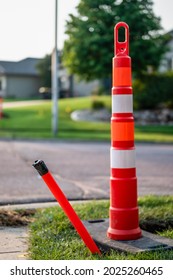 Directional Underground Boring To Install Plastic Conduit For High Speed Fiber Internet Utilities