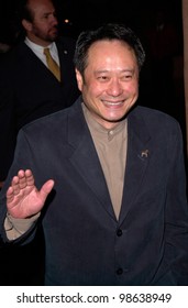 Director ANG LEE At The Los Angeles Film Critics Awards In West Hollywood. 17JAN2001  Paul Smith/Featureflash