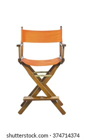 Director Chair Isolated White Background