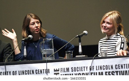 Director Sofia Coppola, Kirsten Dunst At The Press Conference For Marie Antoinette Press Conference-New York Film Festival, Alice Tully Hall At Lincoln Center, New York, October 13, 2006