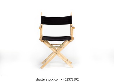 Director's Chair Isolated On White Background