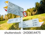 directory of routes near Lake Constance in Austria, Bregenz and Pfender, walking and cycling routes. Pfenderbahn and 