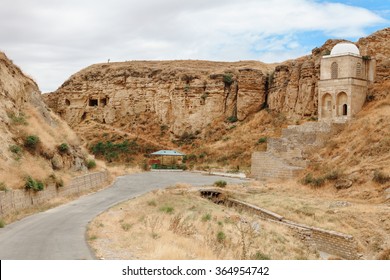 Diri Baba Mausoleum In Maraza City Of Gobustan Region, Azerbaijan Located In The Mountain