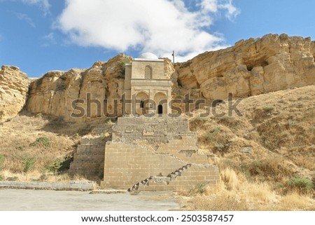 The Diri Baba Mausoleum  - of Sheikh Diri Baba, located in Qobustan  of Gobustan Rayon of Azerbaijan
