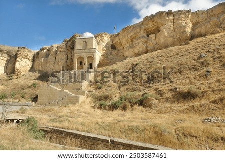 The Diri Baba Mausoleum  - of Sheikh Diri Baba, located in Qobustan  of Gobustan Rayon of Azerbaijan