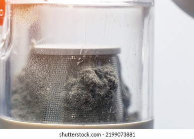 Dirt And Dust Inside The Vacuum Cleaner, Vacuum Cleaner Trash Can