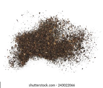 Dirt Isolated On White Background