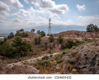 Dirt Path Electric Tower On Hill Stock Photo 1354601432 | Shutterstock