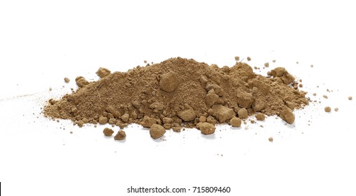 Dirt Pile Isolated On White Background