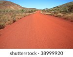 Dirt road in the australian outback