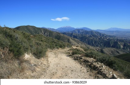 Dirt Road In The Mountains Of Southern California