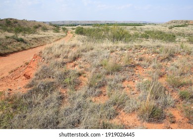 Dirt Road In Northwest Texas, USA