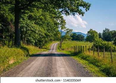 A Dirt Road In The Potomac Highlands Of West Virginia.