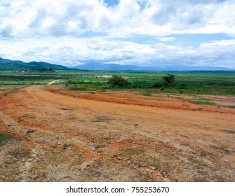 The Dirt Road In Thailand Country Side