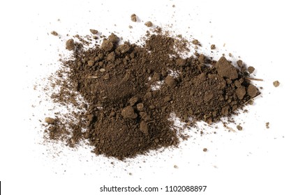 Pile Dirt Isolated On White Background Stock Photo 601360001 | Shutterstock