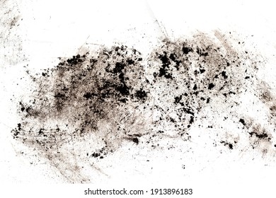 dirt spots earth white background