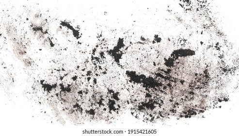 dirt spots earth white background