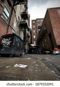 Dirty Alley Way In Boston