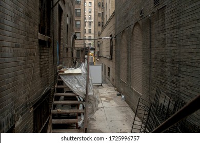 Dirty Back Alley Of The Streets Of New York