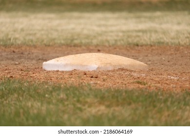 Dirty Baseball Mound On Field