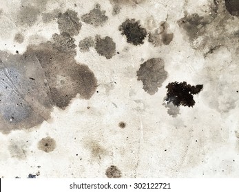 Dirty black oil on the floor texture background - Shutterstock ID 302122721