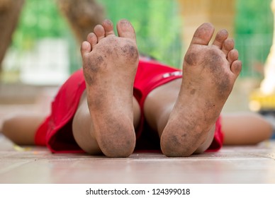 Boy Dirty Feet High Res Stock Images Shutterstock