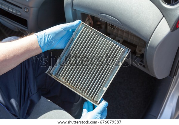 Dirty Cabin Air Filter Car Stock Photo Edit Now 676079587