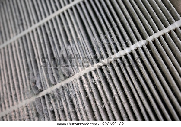 Dirty car air filters, should be maintained for\
fresh air.